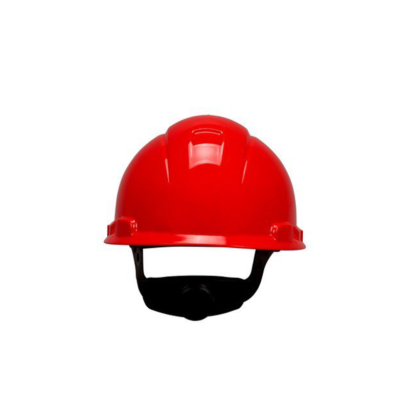 3M H-705SFR-UV หมวกนิรภัย แบบปรับหมุน สีแดง